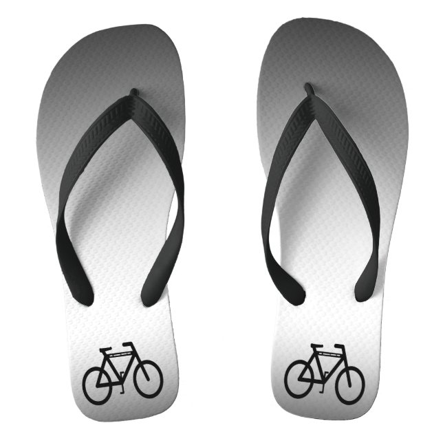 Chanclas Flip Flops de ciclo metálico plateado (Plantilla)