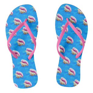 Chanclas Flip Flops de concha de shell