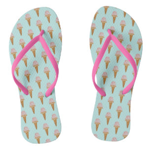 Chanclas Flip Flops de crema de hielo acuático (turquesa)