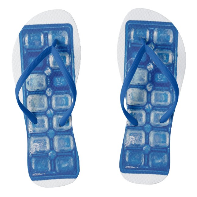 Chanclas Flip Flops de cubo de hielo de verano caliente (Plantilla)