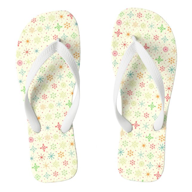 Chanclas Flip Flops de estrellas retro (Plantilla)