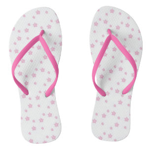 Chanclas Flip Flops de estrellas rosas