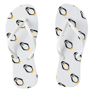 Chanclas Flip Flops de Fiesta pingüino