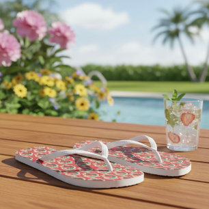Chanclas Flip Flops de fresa