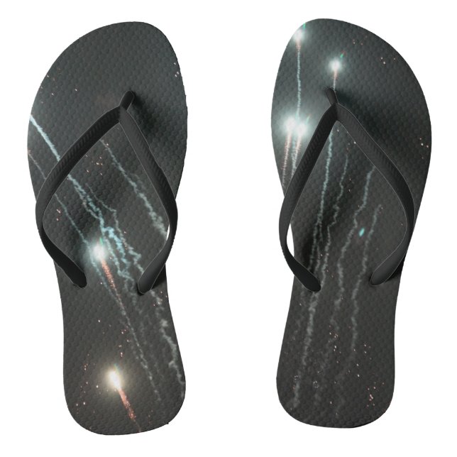 Chanclas Flip Flops de fuegos artificiales (Plantilla)