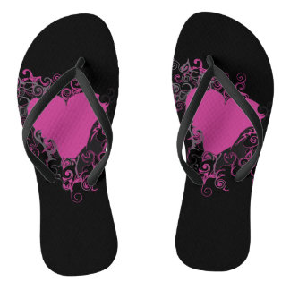 Chanclas Flip Flops De Giro Del Corazón