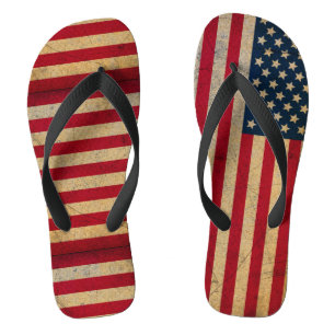 Chanclas Flip Flops de la bandera de los Estados Unidos con