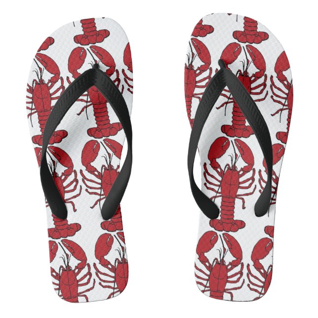 Chanclas Flip Flops de langosta (Plantilla)