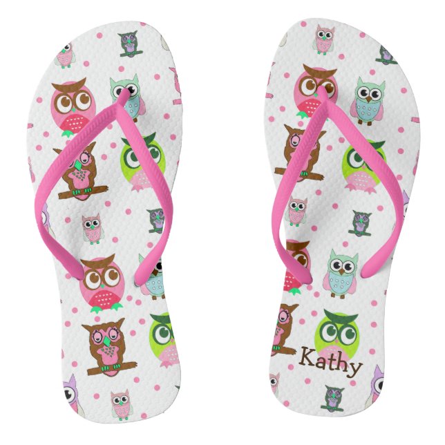 Chanclas Flip Flops de lechón Personalizado colorido de Chi (Plantilla)
