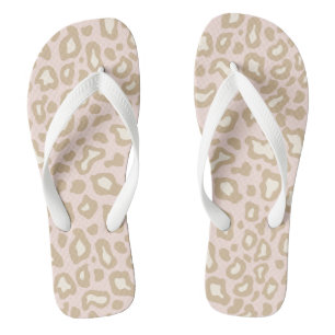 Chanclas Flip Flops de leopardo rosa de bonito