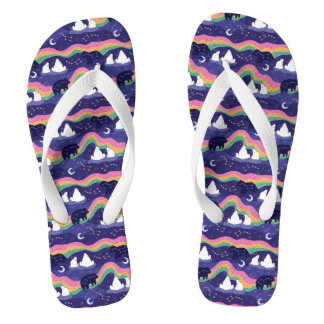 Chanclas Flip Flops de luces boreales