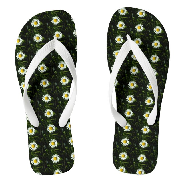 Chanclas Flip Flops de margarita deslumbrante (Plantilla)