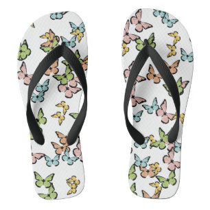 Chanclas Flip Flops de mariposa