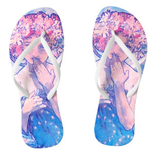 Chanclas Flip Flops de mujeres Mucha luz de la luna