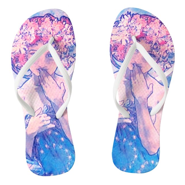 Chanclas Flip Flops de mujeres Mucha luz de la luna (Plantilla)