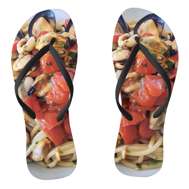 Chanclas Flip Flops de pasta italiana - Caminar con sabor (Plantilla)
