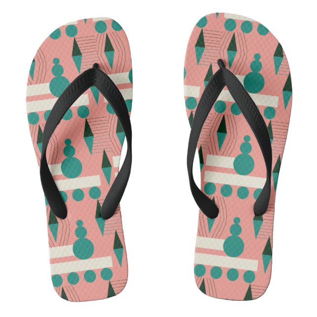 Chanclas Flip Flops de patrón MODERNO del SIGLO MEDIO (Plantilla)