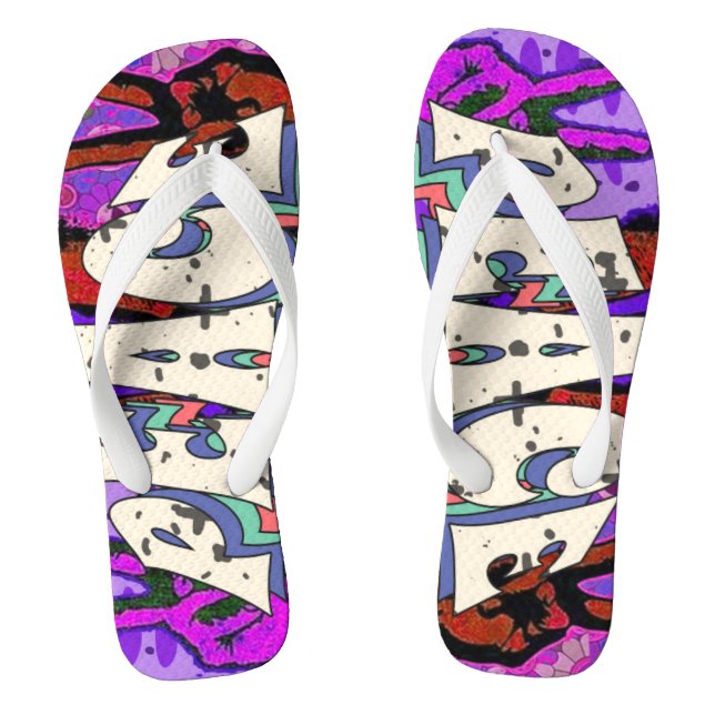 Chanclas Flip Flops de paz (Plantilla)