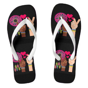 Chanclas Flip Flops de paz