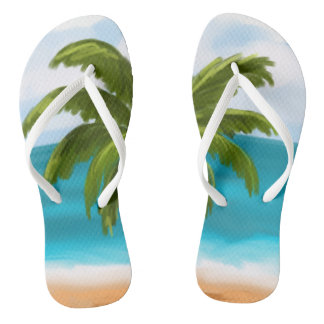 Chanclas Flip-flops de Personalizado de árbol de palmas: ha
