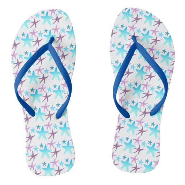 Chanclas Flip Flops de pez estrella vibrante (Plantilla)