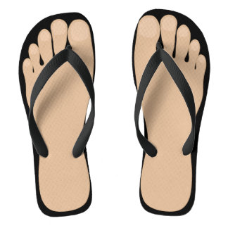 Chanclas Flip Flops de pies divertidos