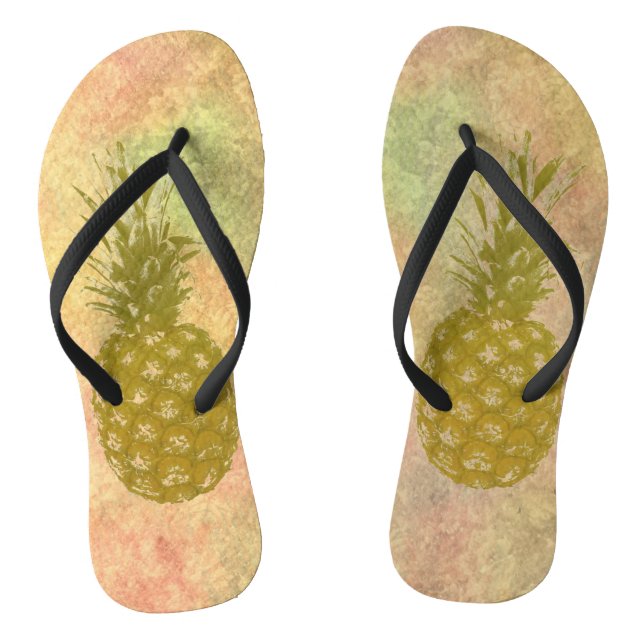 Chanclas Flip Flops de piña (Plantilla)