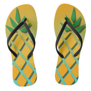 Chanclas Flip Flops de piña de verano tropical