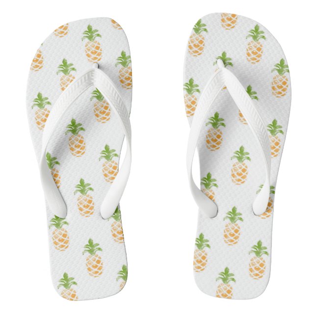 Chanclas Flip Flops de piña divertida (Plantilla)
