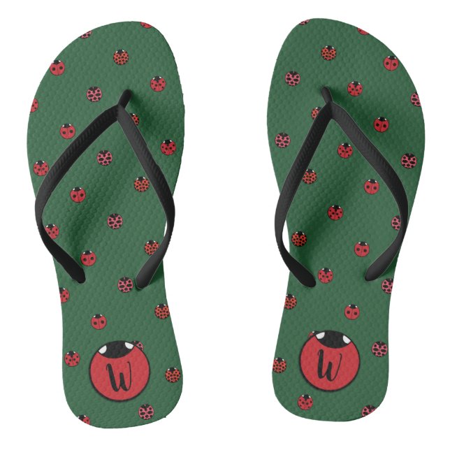 Chanclas Flip Flops de puntos de polka (Plantilla)