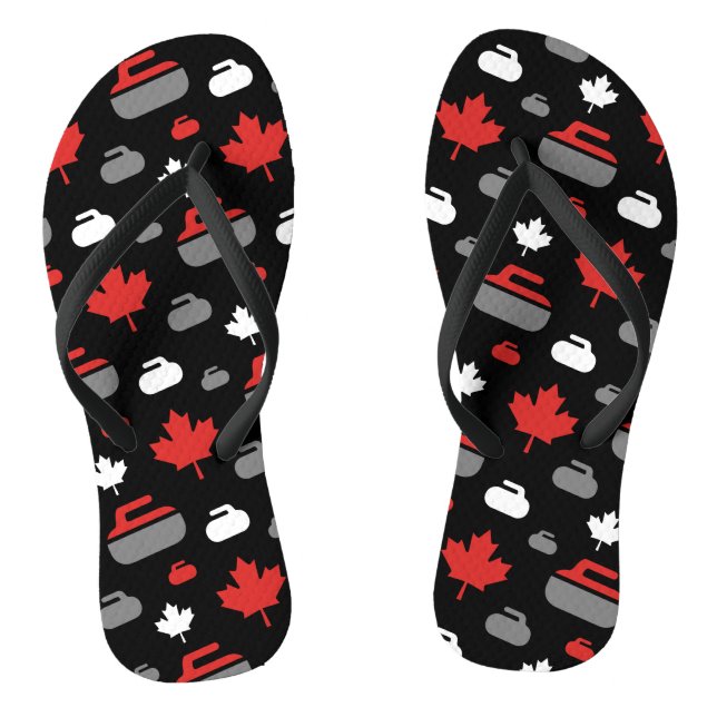 Chanclas Flip Flops de rocas curvadas de Canadá (Plantilla)