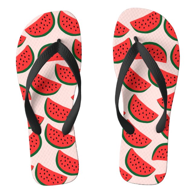 Chanclas Flip Flops de sandía (Plantilla)