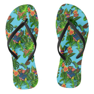 Chanclas Flip Flops de selva tropical