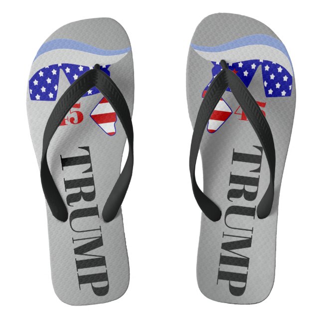 Chanclas Flip Flops de Trump45 (Plantilla)