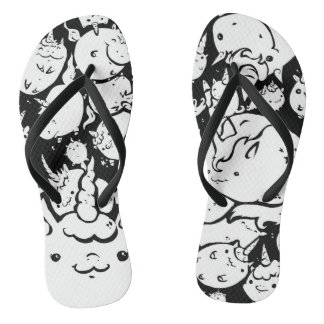 Chanclas Flip-flops de unicornio