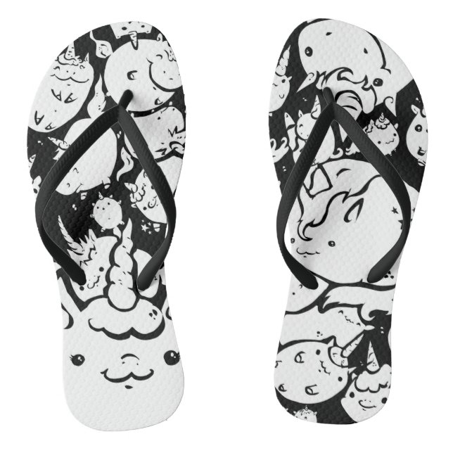Chanclas Flip-flops de unicornio (Plantilla)