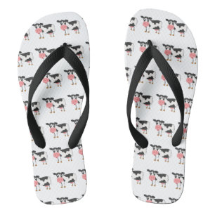 Chanclas Flip Flops de vaca silvestre