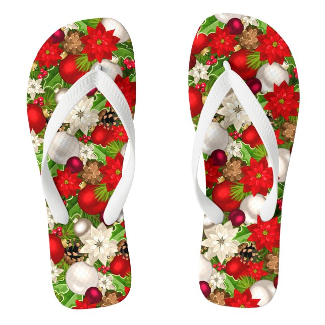 Chanclas Flip Flops de vacaciones felices (Plantilla)