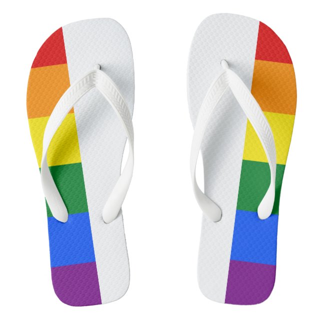 Chanclas Flip Flops del orgullo arcoiris (Plantilla)