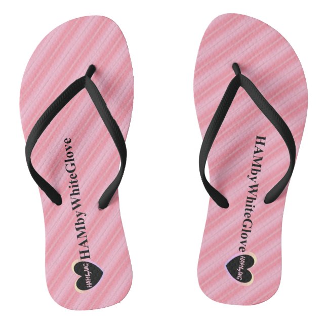 Chanclas Flip Flops - Diseño rosa - HAMbyWG (Plantilla)
