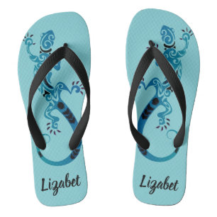 Chanclas Flip Flops Dreamy Blue Gecko