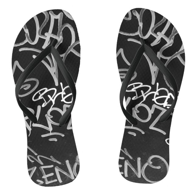 Chanclas Flip Flops estilo graffiti urbano (Plantilla)