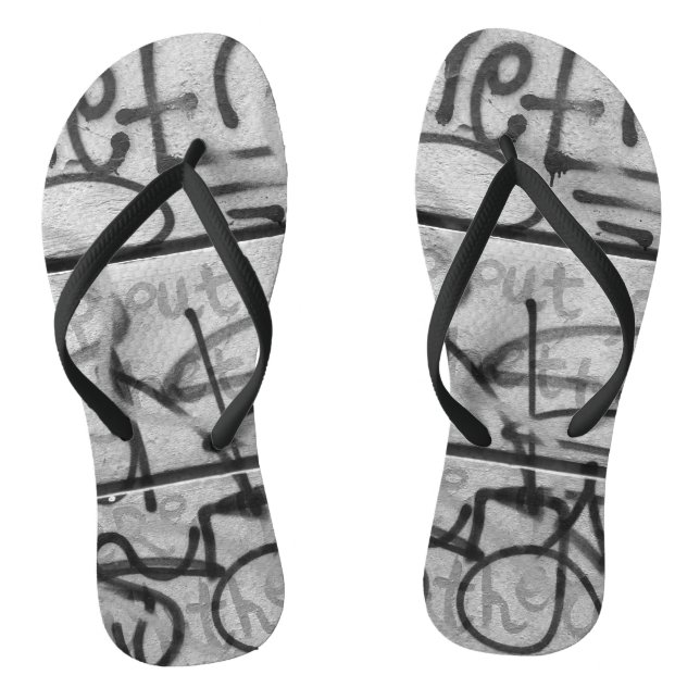 Chanclas Flip Flops estilo graffiti urbano (Plantilla)