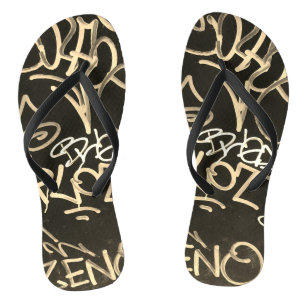 Chanclas Flip Flops estilo graffiti urbano