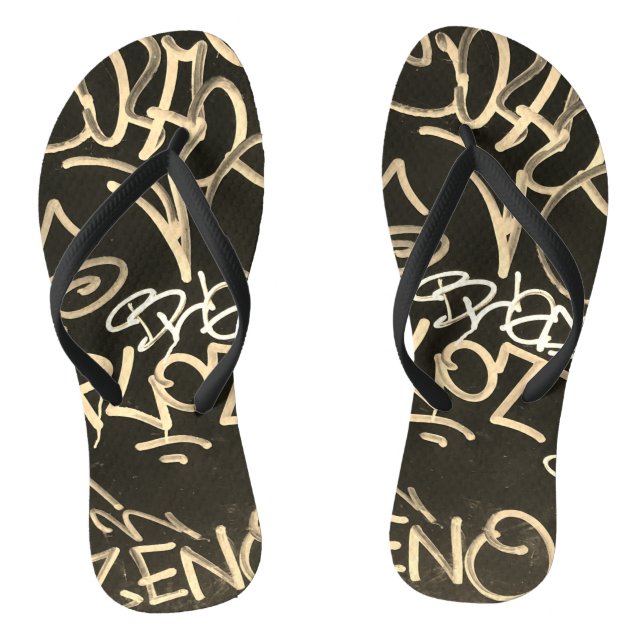 Chanclas Flip Flops estilo graffiti urbano (Plantilla)