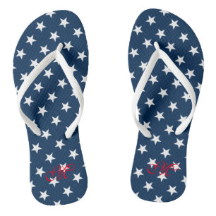 Chanclas Flip flops fiesta patriótico cuarto 4 de julio