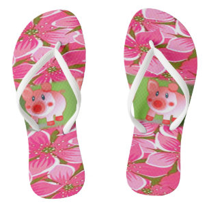 Chanclas Flip Flops Floral