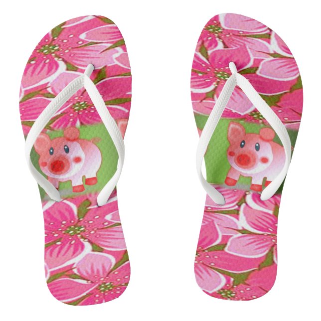 Chanclas Flip Flops Floral (Plantilla)