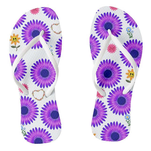 Chanclas Flip Flops Floral (Plantilla)