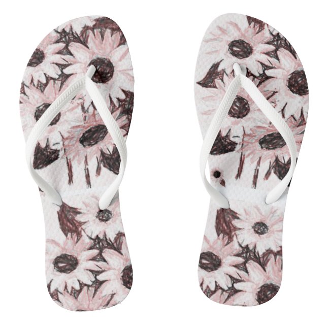 Chanclas Flip Flops Floral (Plantilla)